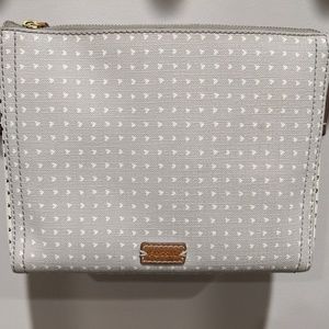 Fossil Emma East/West Crossbody - Hearts Pattern